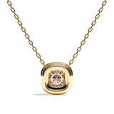 Collier Diamant Rond - Double Entourage - La Radieuse