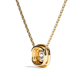 Collier Diamant Rond - Double Entourage - La Radieuse