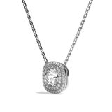 Collier Diamant Rond - Double Entourage - La Radieuse
