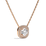Collier Diamant Rond - Double Entourage - La Radieuse