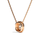 Collier Diamant Rond - Double Entourage - La Radieuse