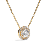 Collier Diamant Rond - Double Entourage -La Ravissante