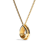 Collier Diamant Poire - Double Entourage - La Sensationnelle
