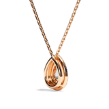 Collier Diamant Poire - Double Entourage - La Sensationnelle