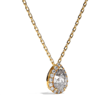 Collier Diamant Poire - Simple Entourage -L'Avenante