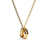 Collier Diamant Poire - Simple Entourage -L'Avenante