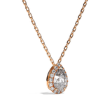 Collier Diamant Poire - Simple Entourage -L'Avenante