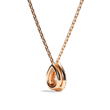 Collier Diamant Poire - Simple Entourage -L'Avenante