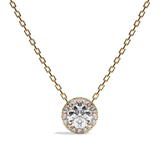 Collier Diamant Rond - Simple Entourage - L'Engagée