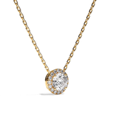 Collier Diamant Rond - Simple Entourage - L'Engagée