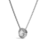 Collier Diamant Rond - Simple Entourage - L'Engagée