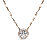 Collier Diamant Rond - Simple Entourage - L'Engagée