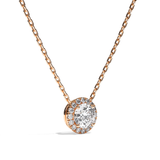 Collier Diamant Rond - Simple Entourage - L'Engagée
