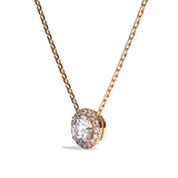 Collier Diamant Rond - Simple Entourage - L'Engagée