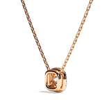 Collier Diamant Coussin - Simple Entourage - L'Épanouie