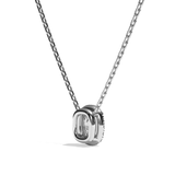 Collier Diamant Coussin - Simple Entourage - L'Impliquée