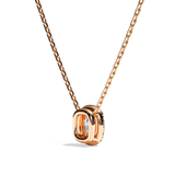Collier Diamant Coussin - Simple Entourage - L'Impliquée