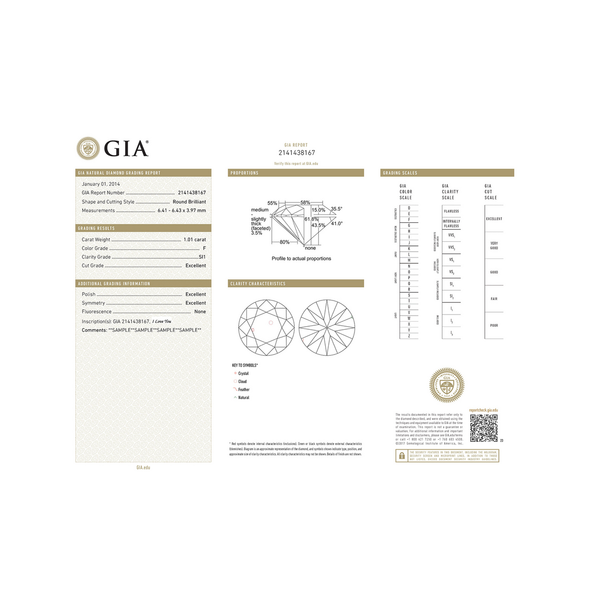 exemple certificat document gia joaillerie breidal paris