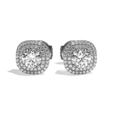 Puces Diamant Rond - Double Entourage - La Bavarde