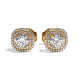 Puces Diamant Rond - Double Entourage - La Bavarde