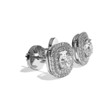 Puces Diamant Rond - Double Entourage - La Bavarde
