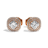 Puces Diamant Rond - Double Entourage - La Bavarde