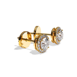 Puces Diamant Rond - Simple Entourage - La Joviale