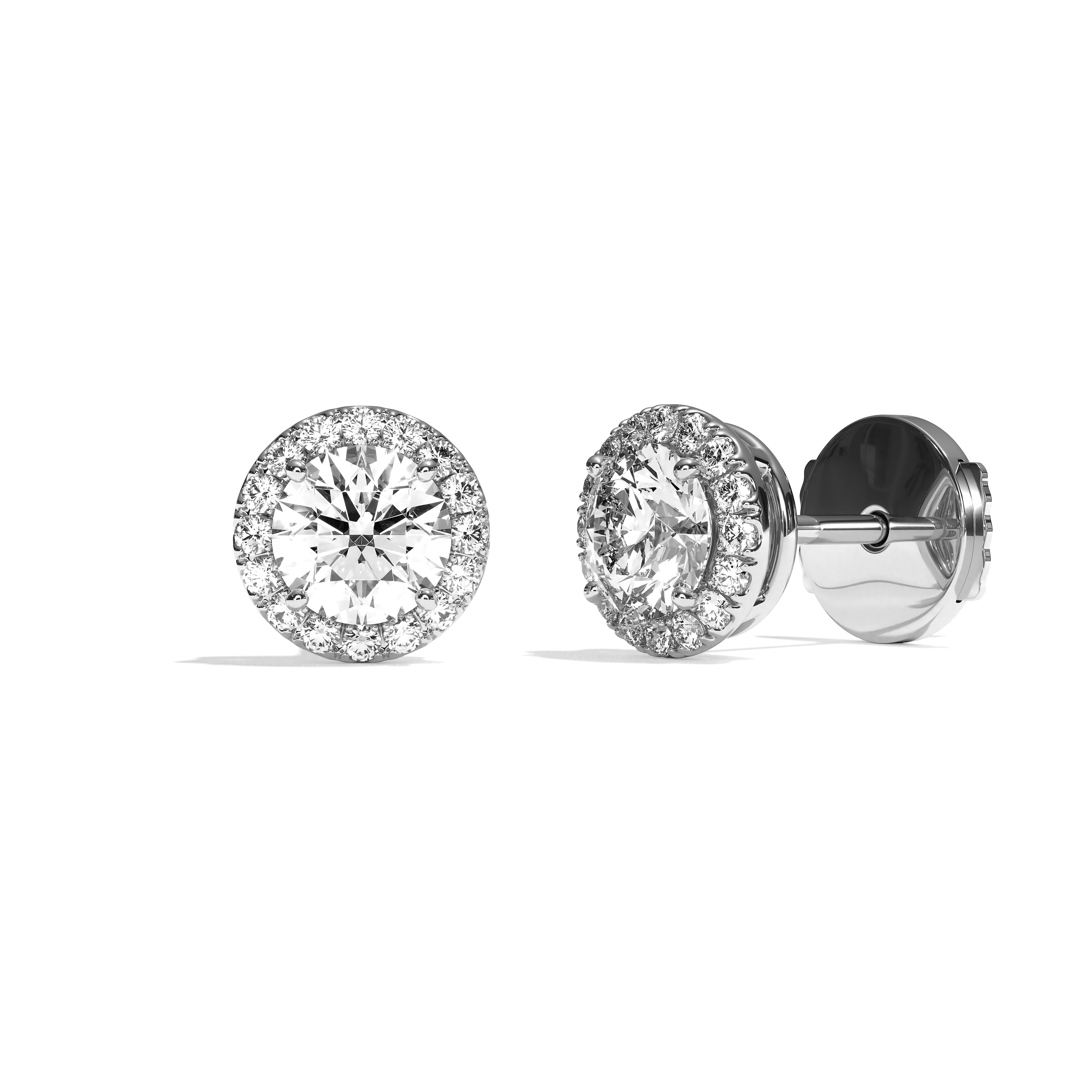 Puces Diamant Rond - Simple Entourage - La Joviale