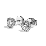 Puces Diamant Rond - Simple Entourage - La Joviale
