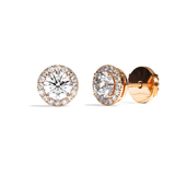 Puces Diamant Rond - Simple Entourage - La Joviale
