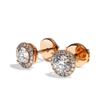 Puces Diamant Rond - Simple Entourage - La Joviale